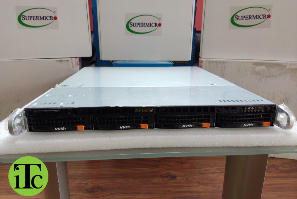 Supermicro 1U server NVMe ITC